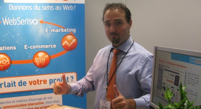 WebSenso au salon des NTIC à Gap