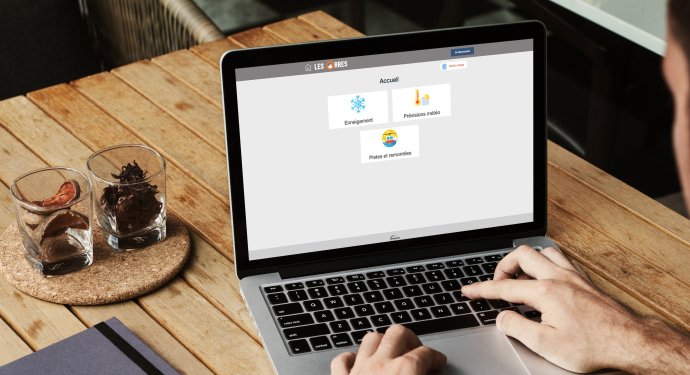 Les Orres visuel Logiciel Neige