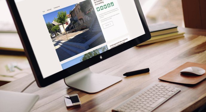 Site vitrine Drupal présentant l'aménagement d'espaces verts