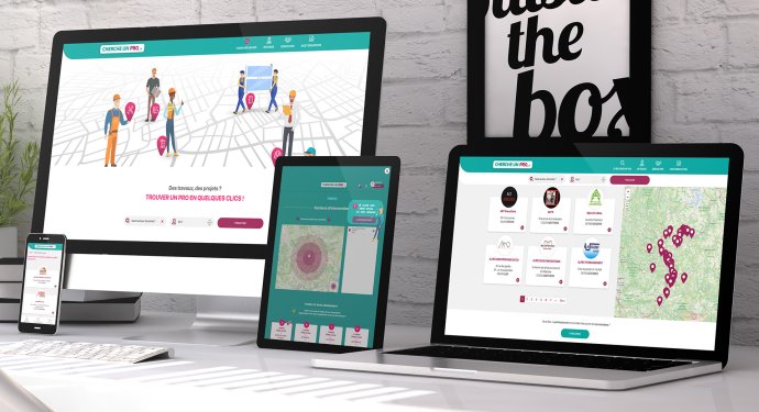 Présentation du site CHERCHE UN PRO.fr