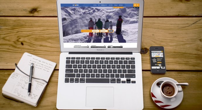 Présentation digitale de la station de ski des Orres conçue avec le CMS Drupal